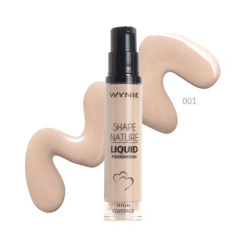 Shape Nature Liquid Foundation - Fondotinta Fluido ad Alta Coprenza 001