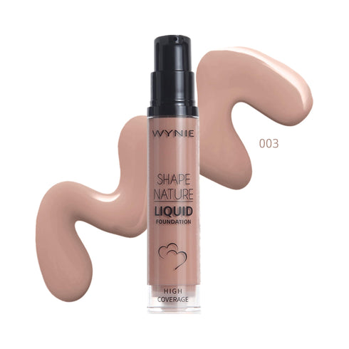 Shape Nature Liquid Foundation - Fondotinta Fluido ad Alta Coprenza 003