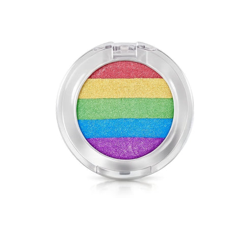 Shiny Rainbow Eyeshadow - Ombretto Arcobaleno Shimmer Multicolor Viola, Azzurro, Verde, Giallo, Rosso