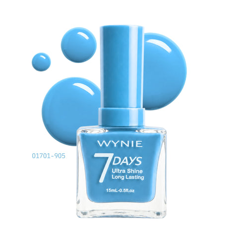 Smalto Azzurro Brillante Petrolio 7 Days Blue Splash | Wynie