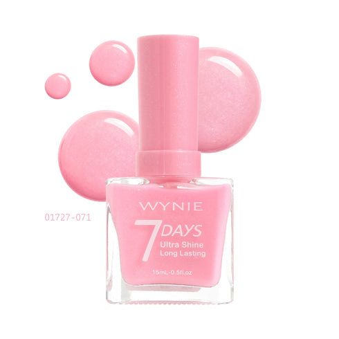 Smalto Rosa Acceso Shimmer 7 Days Pink Crush | Wynie
