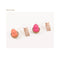 Spugnetta Makeup Blender a Clessidra Angolata Natale - Fucsia e Arancione | Wynie Christmas Collection