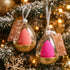 Spugnetta Makeup Blender a Goccia Natale - Fucsia e Arancione | Wynie Christmas Collection