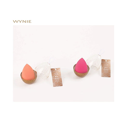 Spugnetta Makeup Blender a Goccia Natale - Fucsia e Arancione | Wynie Christmas Collection