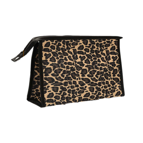 Beauty Bag Trasparente Leopardata – Trousse da Viaggio