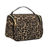Beauty Travel Bag Leopard Glossy – Trousse Capiente da Viaggio in PVC con Stampa Animalier