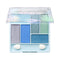 Tropical Breeze Eyeshadow - Palette Occhi WYNIE con 6 Ombretti Opachi e Shimmer nei Toni Azzurri, Blu e Verde Acqua