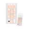 Unghie Finte Ballerina Press On French Manicure Nude Perlato con Strass | Wynie Nail Couture