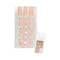 Unghie Finte Ballerina Press On Nude con Decorazioni 3D e Cristalli | Wynie Nail Couture