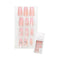 Unghie Finte Ballerina Press On Rosa con Cristalli | Wynie Nail Couture