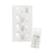 Unghie Finte Ovali Press On Perlate e Argento | Wynie Nail Couture