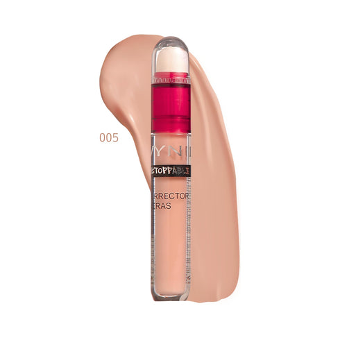 Wynie Unstoppable Concealer – Correttore Liquido con Spugnetta Applicatore 005