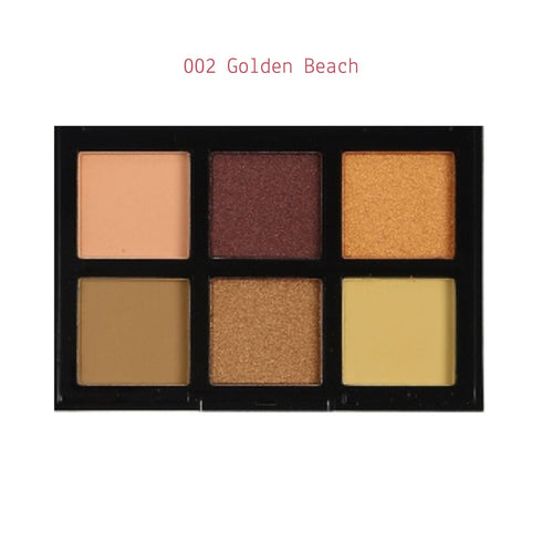 Waikiki Eyeshadow Palette 6 Ombretti Opachi e Brillanti | Aloha Collection