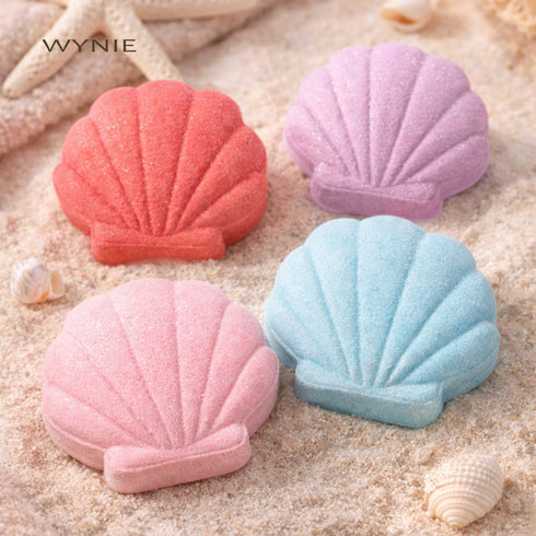 Wynie Bath BombShell | Bomba da Bagno Colorata Effervescente a Forma di Conchiglia