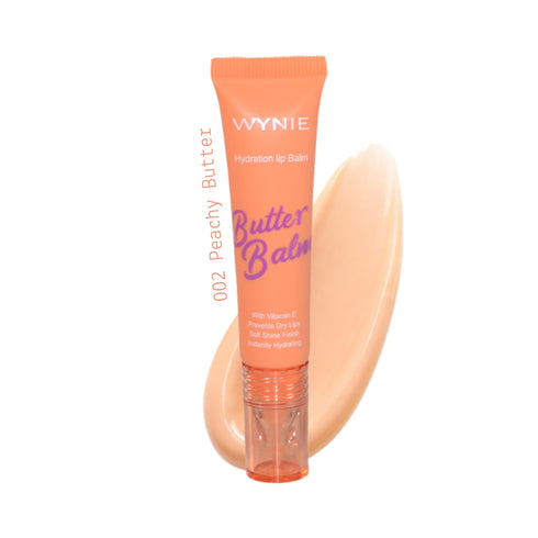 Wynie Butter Balm - Balsamo Labbra Colorato e Idratante con Vitamina E 002 arancio pesca nude