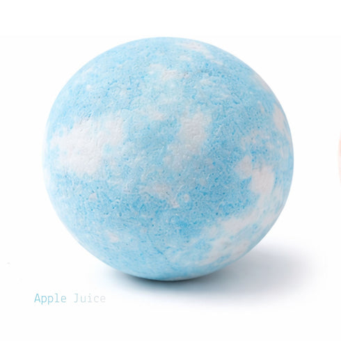 Wynie Color Mix 2 Bath Bomb | Bomba da Bagno Colorata Effervescente, azzurro e bianco (fragranza mela)