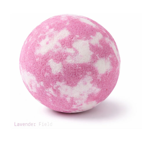 Wynie Color Mix 2 Bath Bomb | Bomba da Bagno Colorata Effervescente, rosa e ianco (fragranza lavanda)