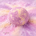 Wynie Color Mix Bath Bomb | Bomba da Bagno Colorata Effervescente, lilla e giallo (fragranza pesca) nell'acqua