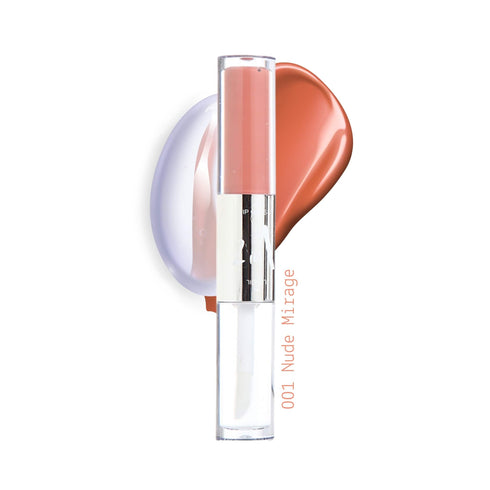 Wynie Double 2 in 1 Liquid Lipstick - Rossetto Liquido Opaco No-Transfer + Olio Labbra Idratante