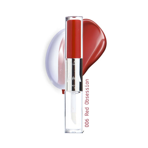 Wynie Double 2 in 1 Liquid Lipstick - Rossetto Liquido Opaco No-Transfer + Olio Labbra Idratante