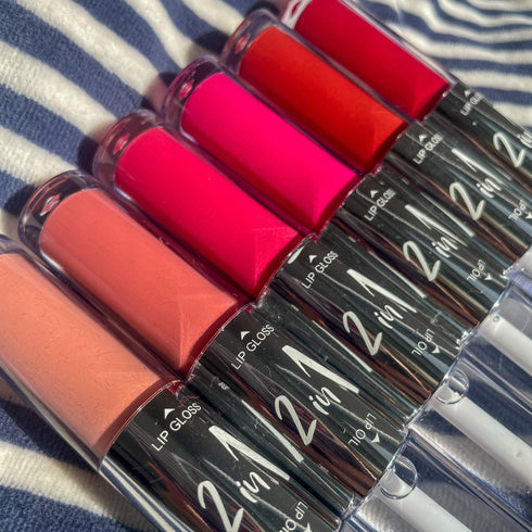 Wynie Double 2 in 1 Liquid Lipstick - Rossetto Liquido Opaco No-Transfer + Olio Labbra Idratante