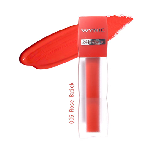 Wynie Full Lock Liquid Lipstick 24H Matte - Rossetto Liquido Opaco No Transfer 005 rosso