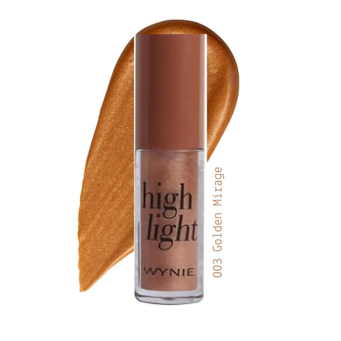 Wynie HigLight - Illuminante Liquido Perlato 003 Golden Mirage, marrone