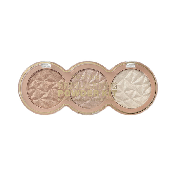 Wynie Highlighting Powder Kit – Palette Illuminanti Viso Tripla