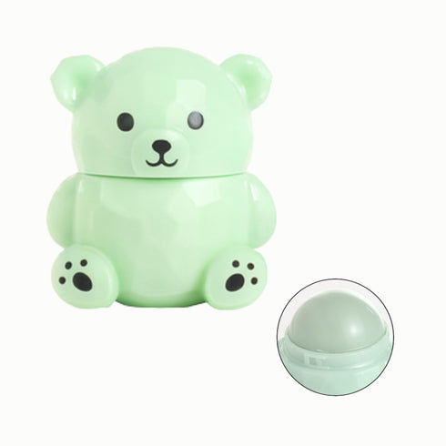 Wynie in Wonderland Bear Hug Lip Balm - Burrocacao a Forma di Orsetto verde