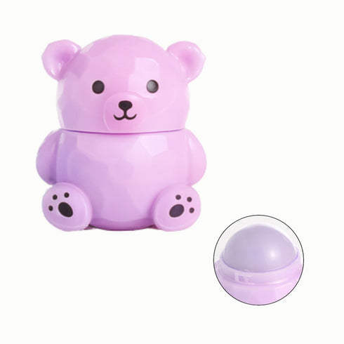 Wynie in Wonderland Bear Hug Lip Balm - Burrocacao a Forma di Orsetto lilla