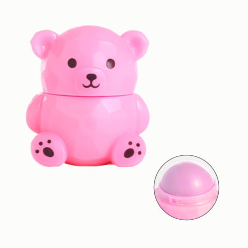 Wynie in Wonderland Bear Hug Lip Balm - Burrocacao a Forma di Orsetto rosa