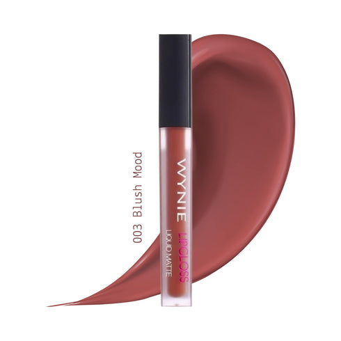 Wynie Liquid Lipgloss Matte - Rossetto Liquido Opaco No Transfer
