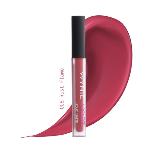 Wynie Liquid Lipgloss Matte - Rossetto Liquido Opaco No Transfer