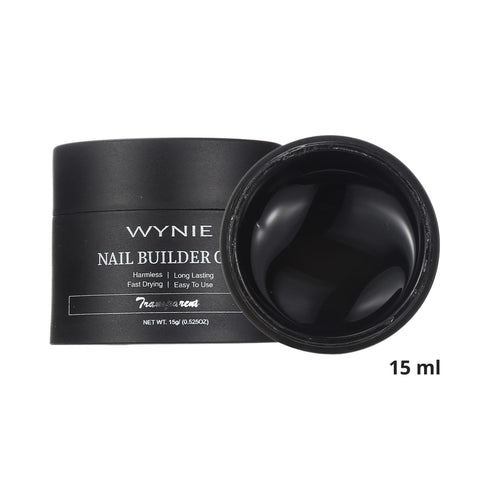 Nail Builder Gel Costruttore Professionale Unghie 15 ml | 007 - Transparent, trasparente