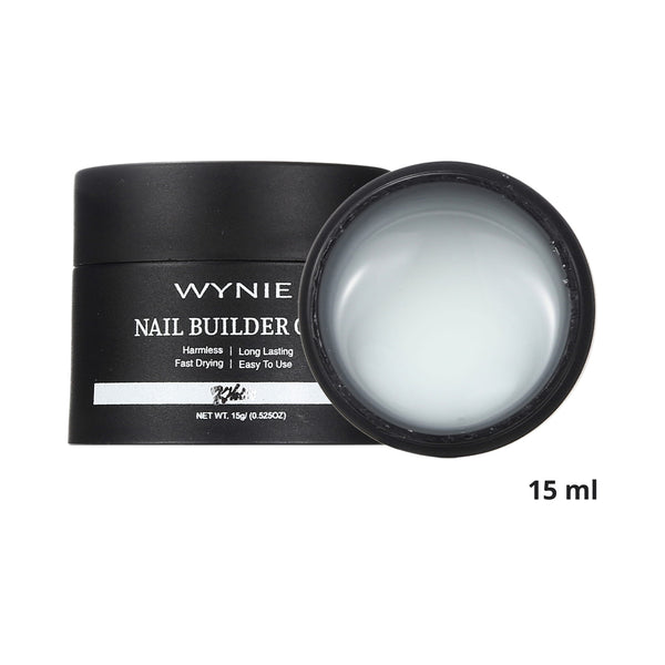 Nail Builder Gel Costruttore Professionale Unghie 15 ml | 008 - Milky White, bianco lattigginoso