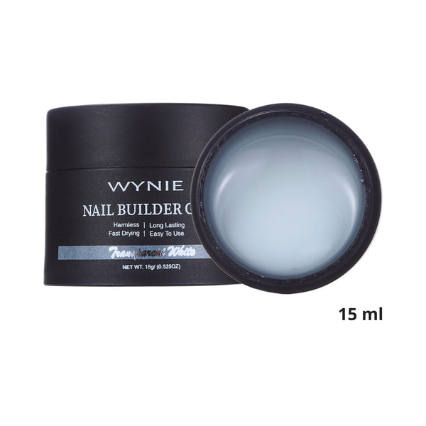 Nail Builder Gel Costruttore Professionale Unghie 15 ml | 012 - Transparent White