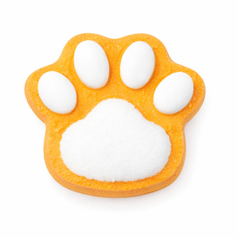 Wynie Pet Love Bath Bomb | Bomba da Bagno Colorata Effervescente a Forma di Zampa arancione