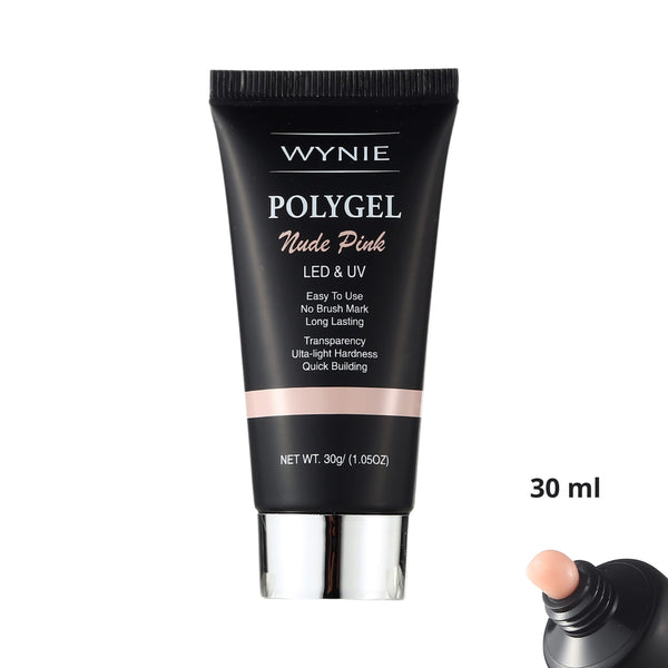 Polygel Costruttore Professionale Unghie 30 ml | 003 - Nude Pink, rosa naturale