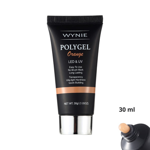 Polygel Costruttore Professionale Unghie 30 ml | 004 - Orange, arancio trasparente