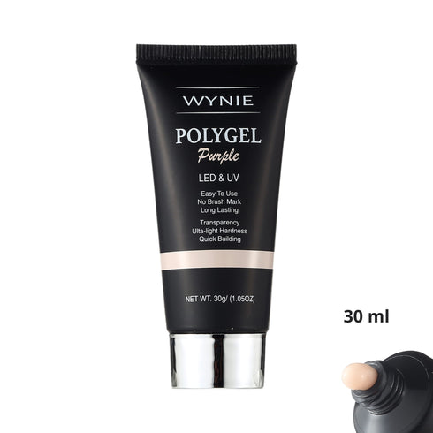 Polygel Costruttore Professionale Unghie 30 ml | 006 - Purple (Nude Chiaro)