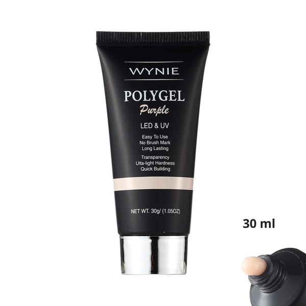 Polygel Costruttore Professionale Unghie 30 ml | 006 - Purple (Nude Chiaro)
