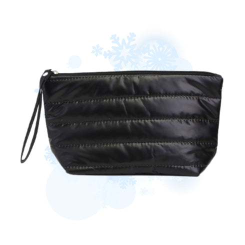 Wynie Puffer Mini Bag CORTINA - Après-Ski Edition | Beauty Case Trapuntato Effetto Piumino Collezione Invernale Nero