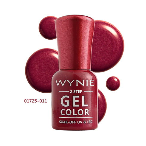 Wynie Smalto Semipermanente Gel Color 011 - Dreaming Ruby, rosso rubino intenso dal finish perlato