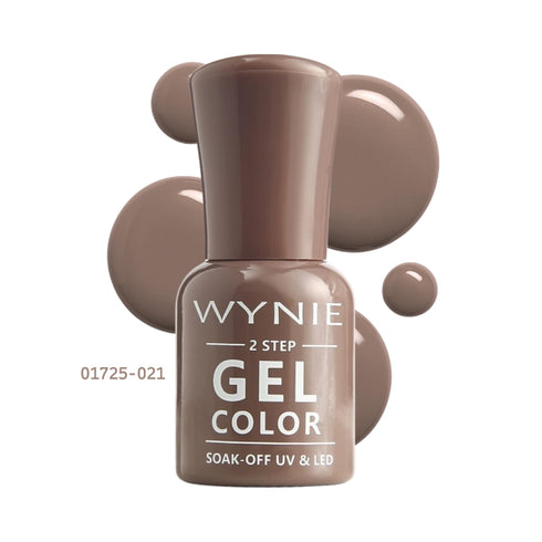 Wynie Smalto Semipermanente Gel Color 021 - Italian Cappuccino, taupe chiaro lucido