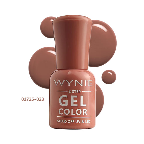 Wynie Smalto Semipermanente Gel Color 023 - Caramel Calling, marrone caramello toffee chiaro lucido