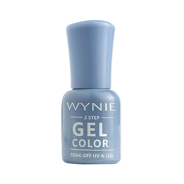 Wynie Smalto Semipermanente Gel Color 033 - Blue Breeze, blu azzurro cielo lucido