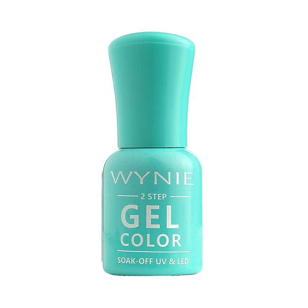 Wnie Smalto Semipermanente Gel Color 034 - Aqua Pop, verde acqua turchese acceso lucido
