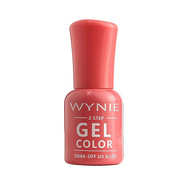 Wynie Smalto Semipermanente Gel Color 035 Coral Joy, rosso corallo luminoso lucido