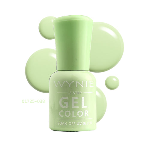 Wynie Smalto Semipermanente Gel Color 038 Mint Cream, verde menta pastello