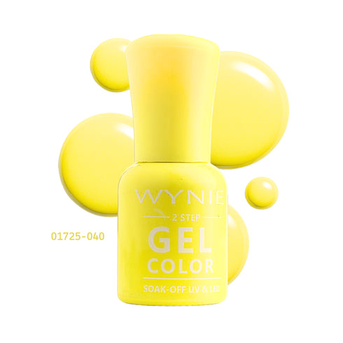 Wynie Smalto Semipermanente Gel Color 040 - Sunny Drop, giallo vivace lucido